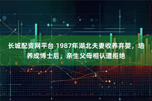 长城配资网平台 1987年湖北夫妻收养弃婴，培养成博士后，亲生父母相认遭拒绝